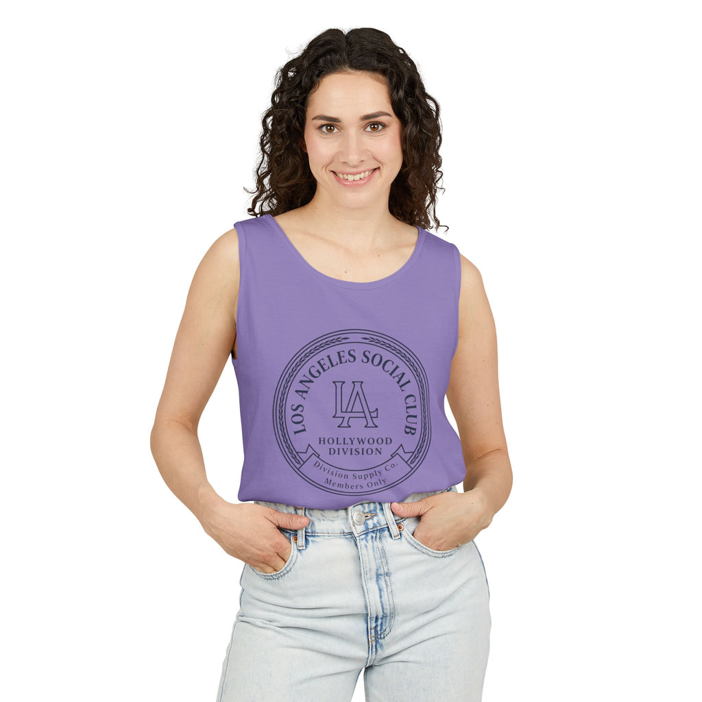 Los Angeles Social Club Tank Top — LA Hollywood Division Graphic