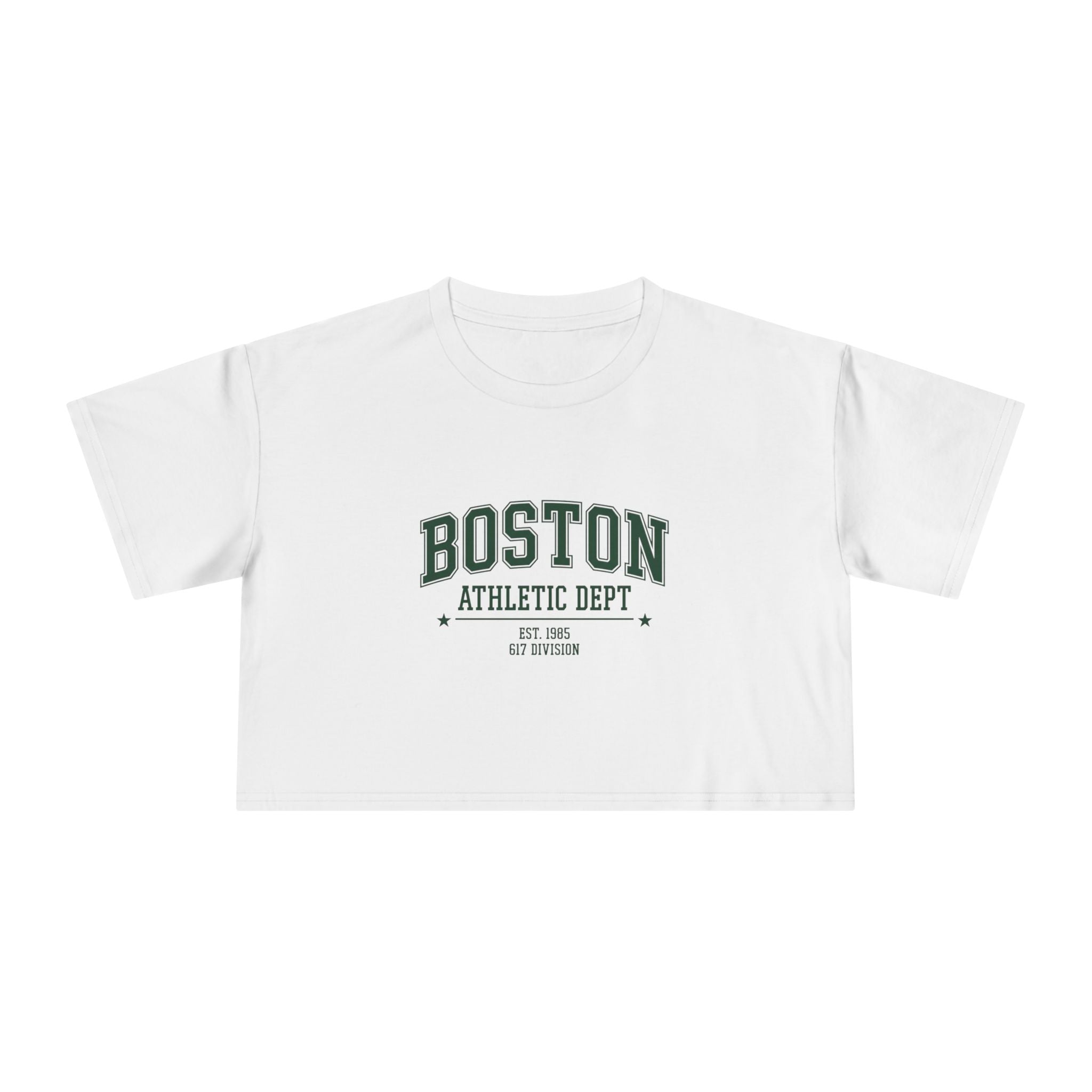 Boston Athletic Dept Women's Crop Tee | 617 Division Supply Co