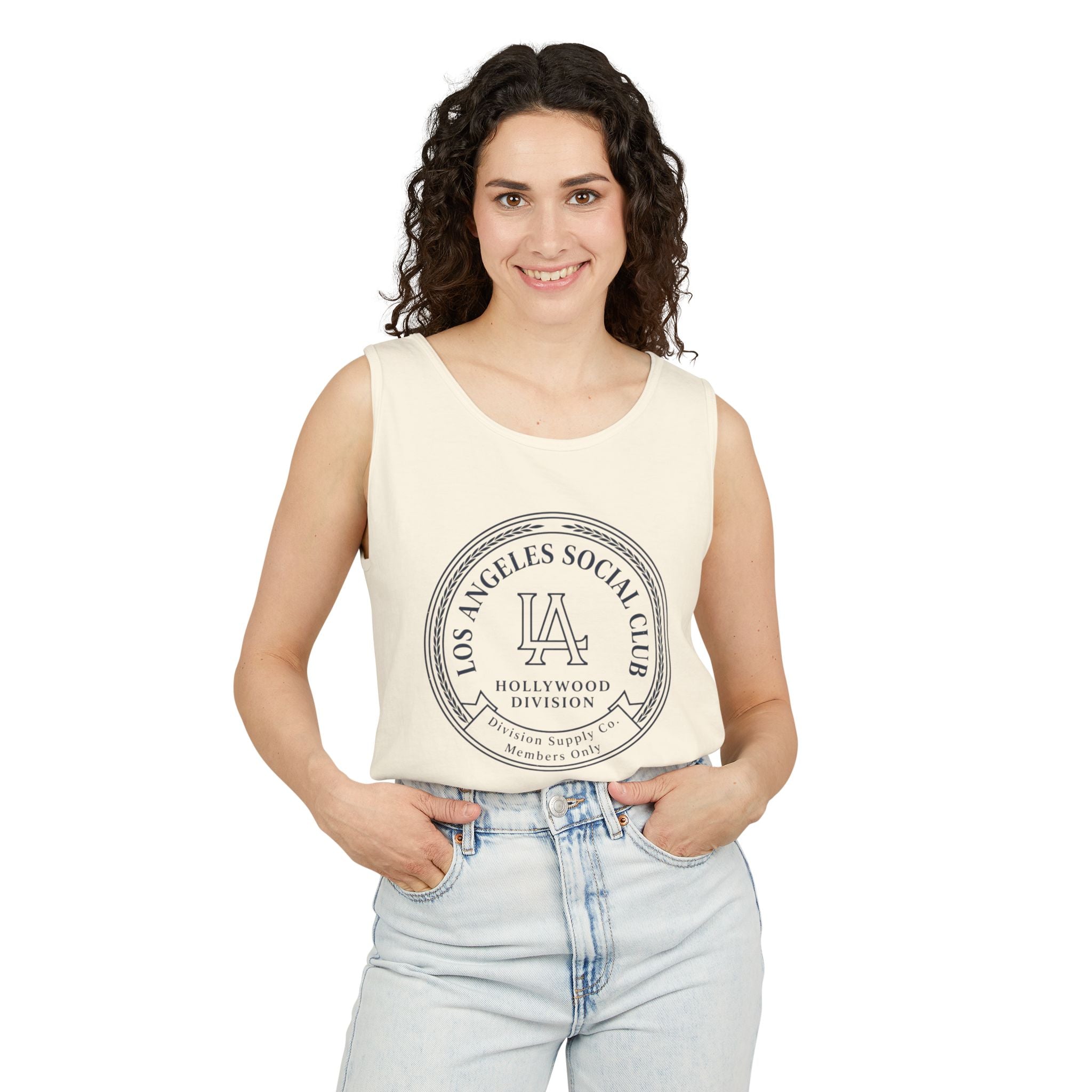 Los Angeles Social Club Tank Top — LA Hollywood Division Graphic
