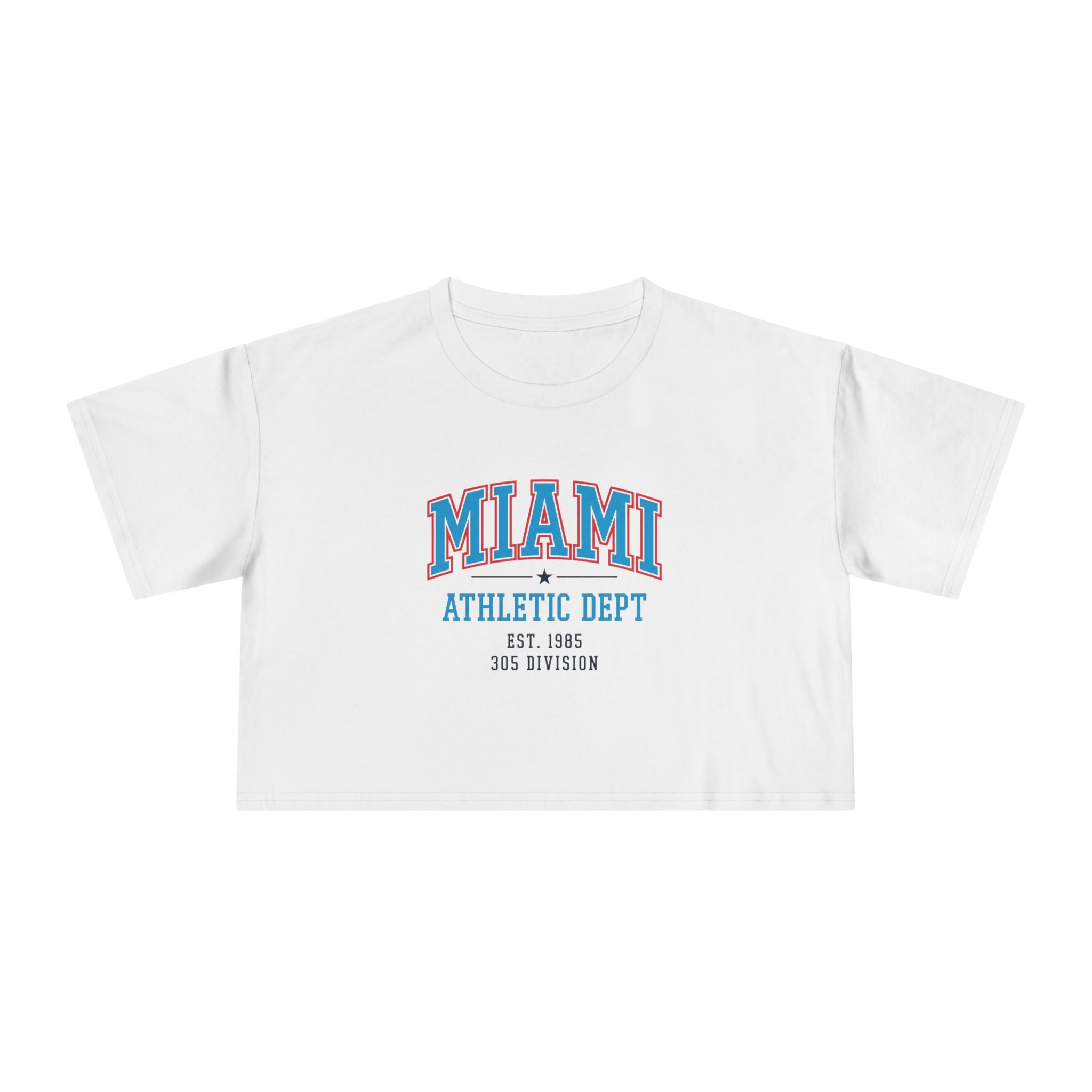 Miami Athletic Dept Women's Crop Tee | 305 Division Supply Co