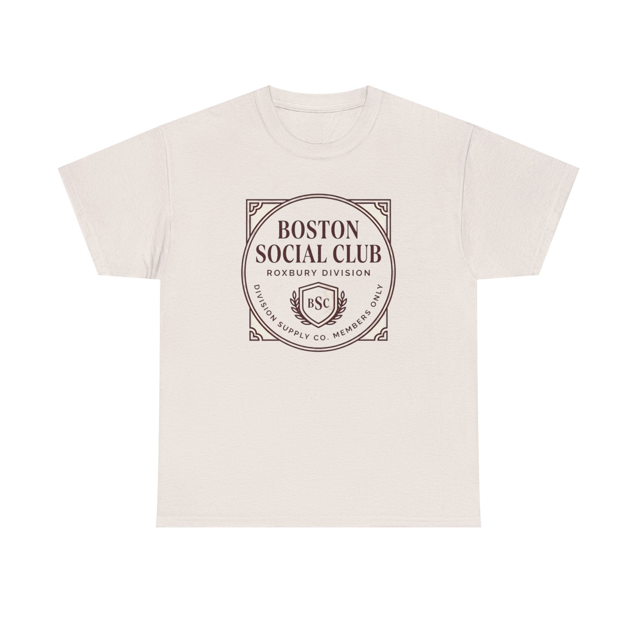 Boston Social Club Tee | "Roxbury" Division Supply Co