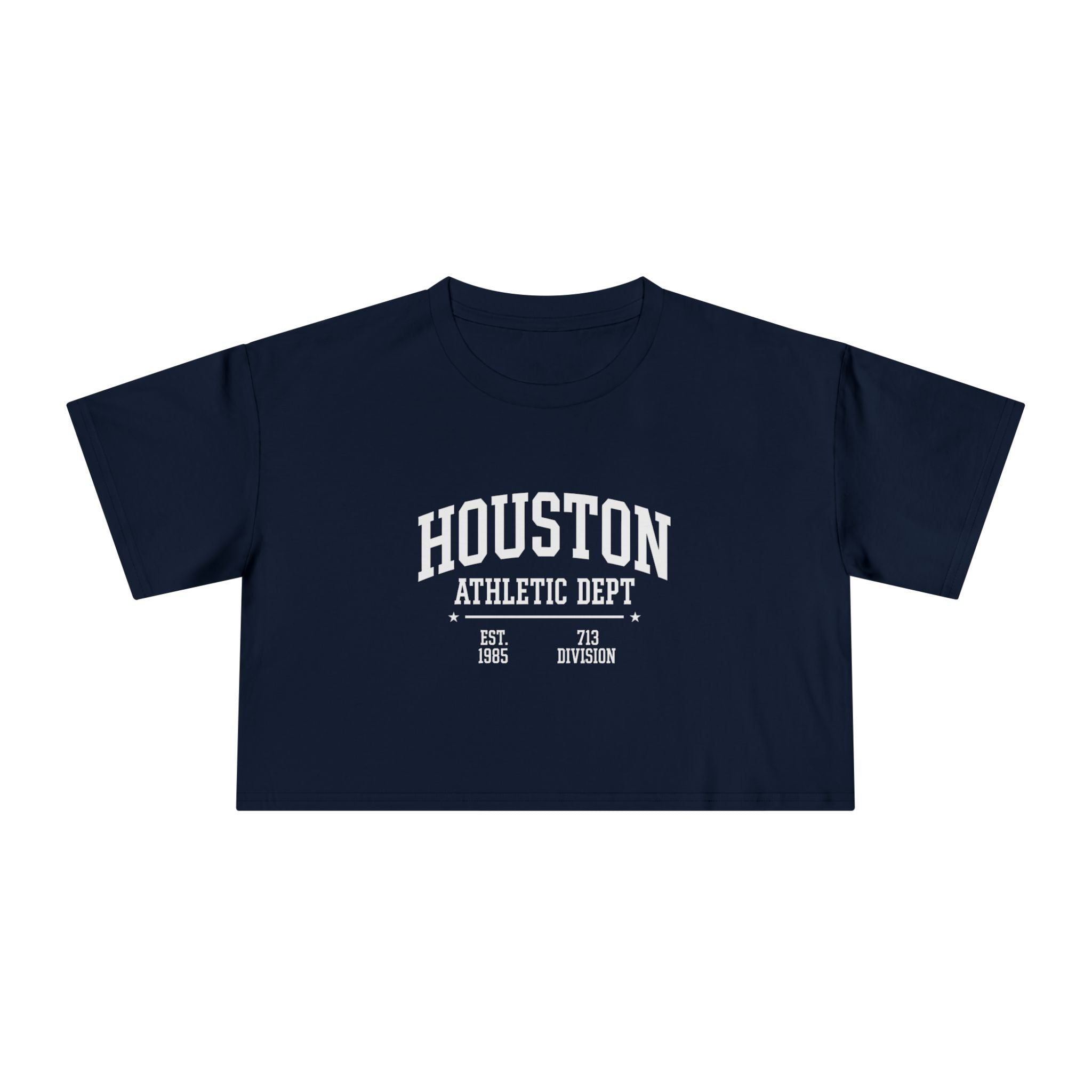 Houston Athletic Dept Women's Crop Tee | 713 Division Supply Co
