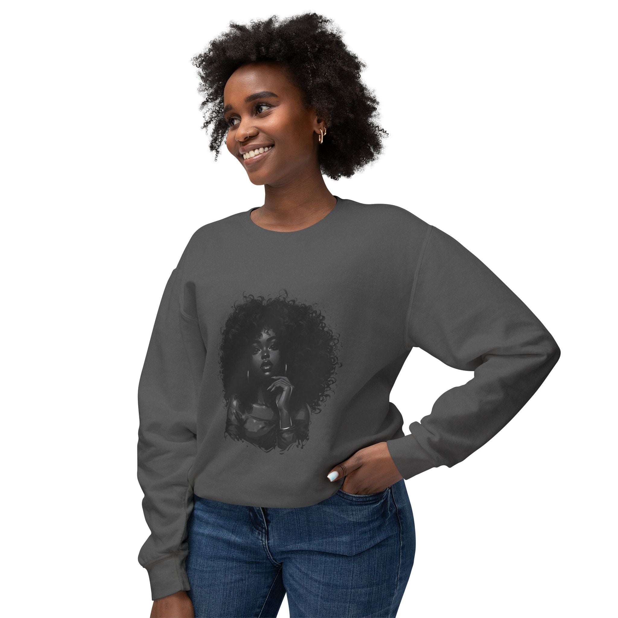 Black Women Division Supply Co  - Light Sweat Shirt