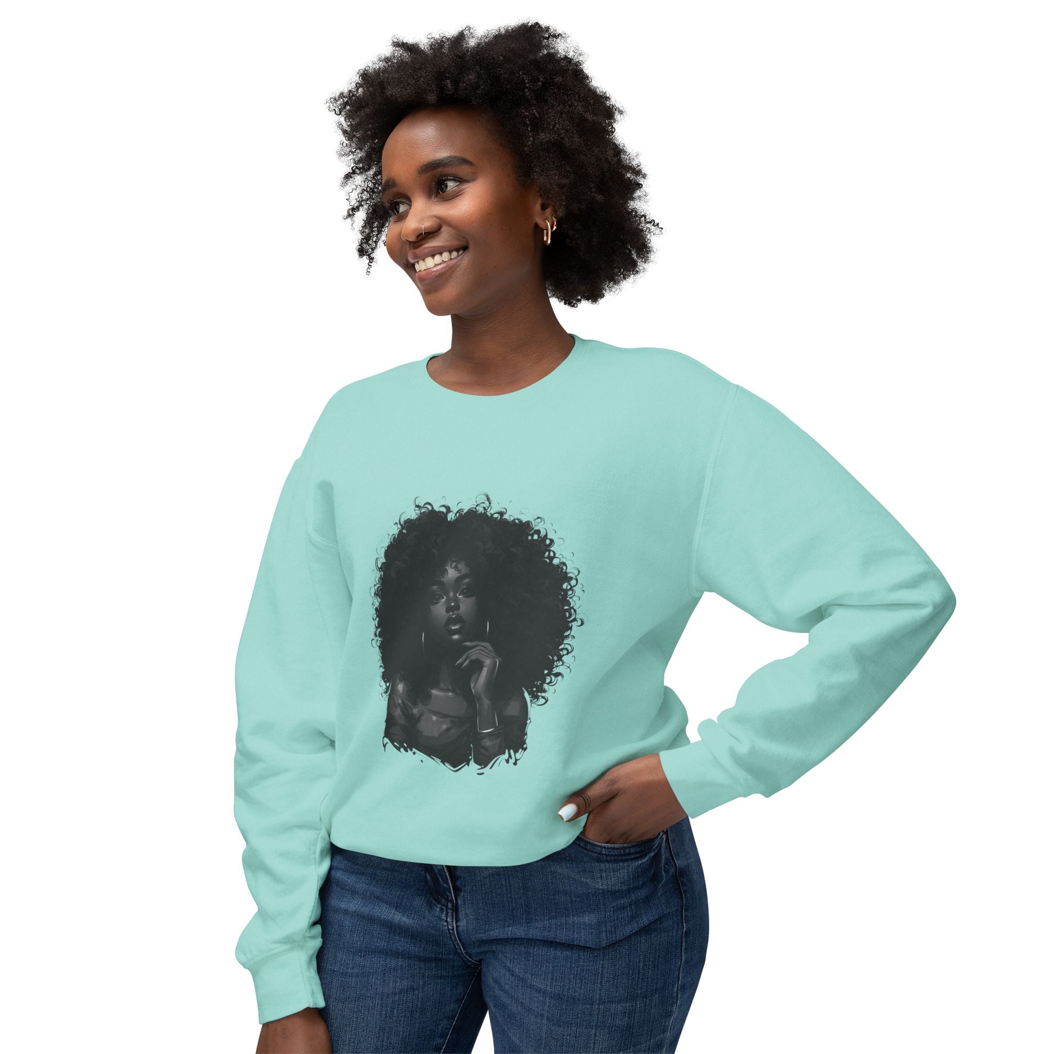 Black Women Division Supply Co  - Light Sweat Shirt