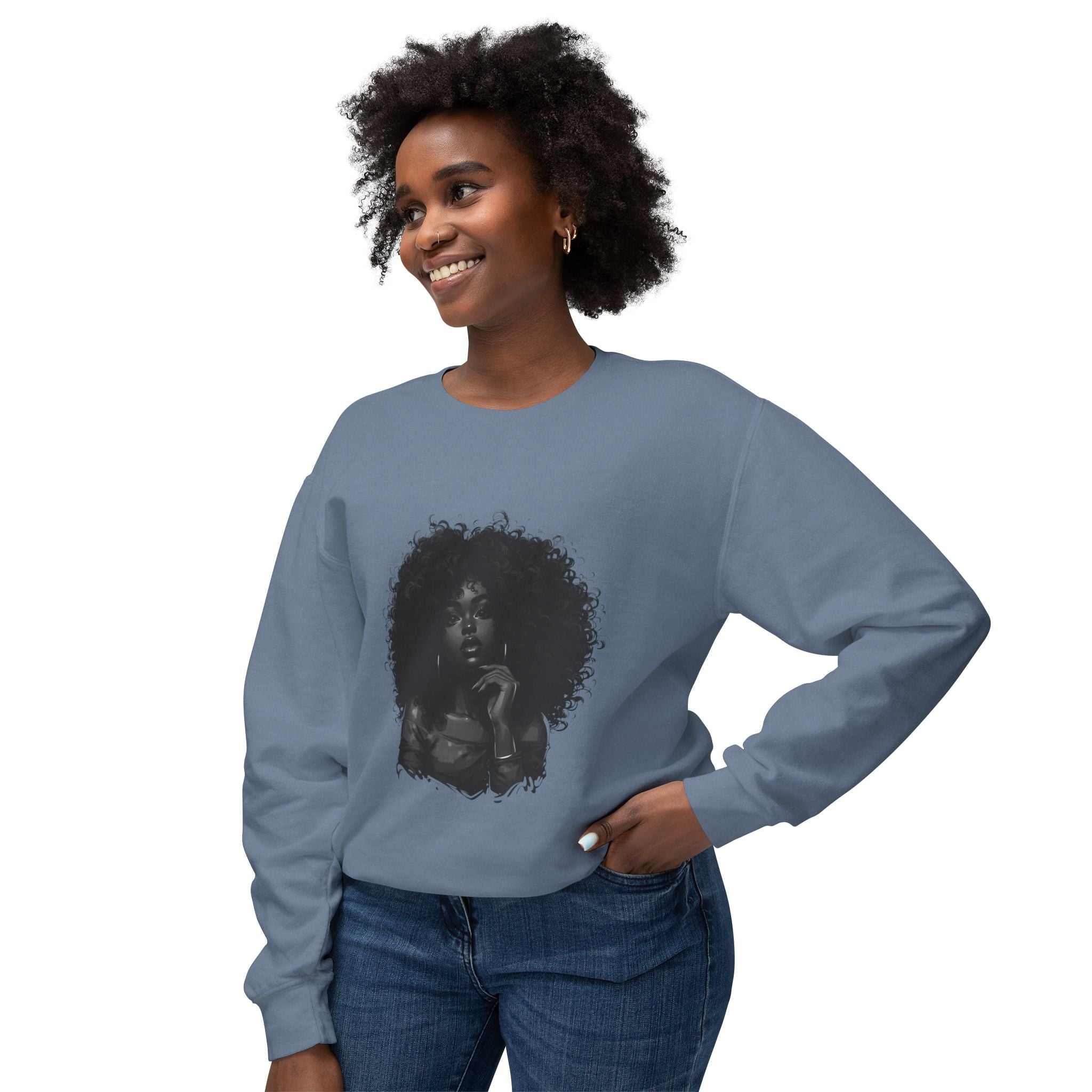 Black Women Division Supply Co  - Light Sweat Shirt
