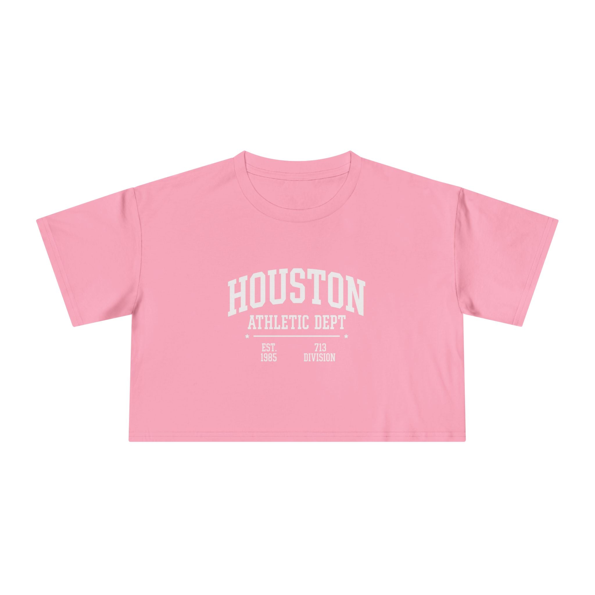 Houston Athletic Dept Women's Crop Tee | 713 Division Supply Co