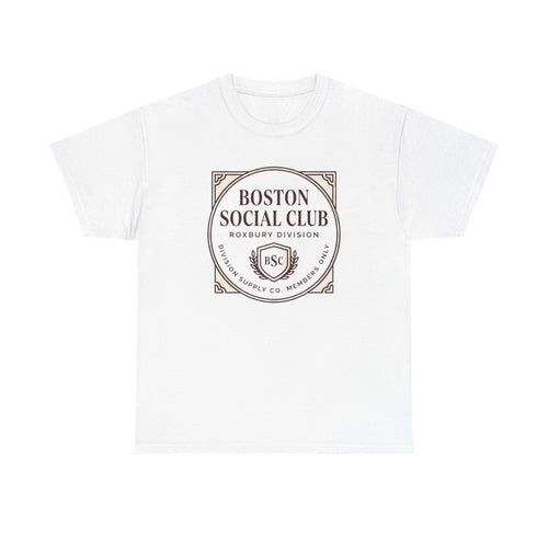 Boston Social Club Tee | "Roxbury" Division Supply Co