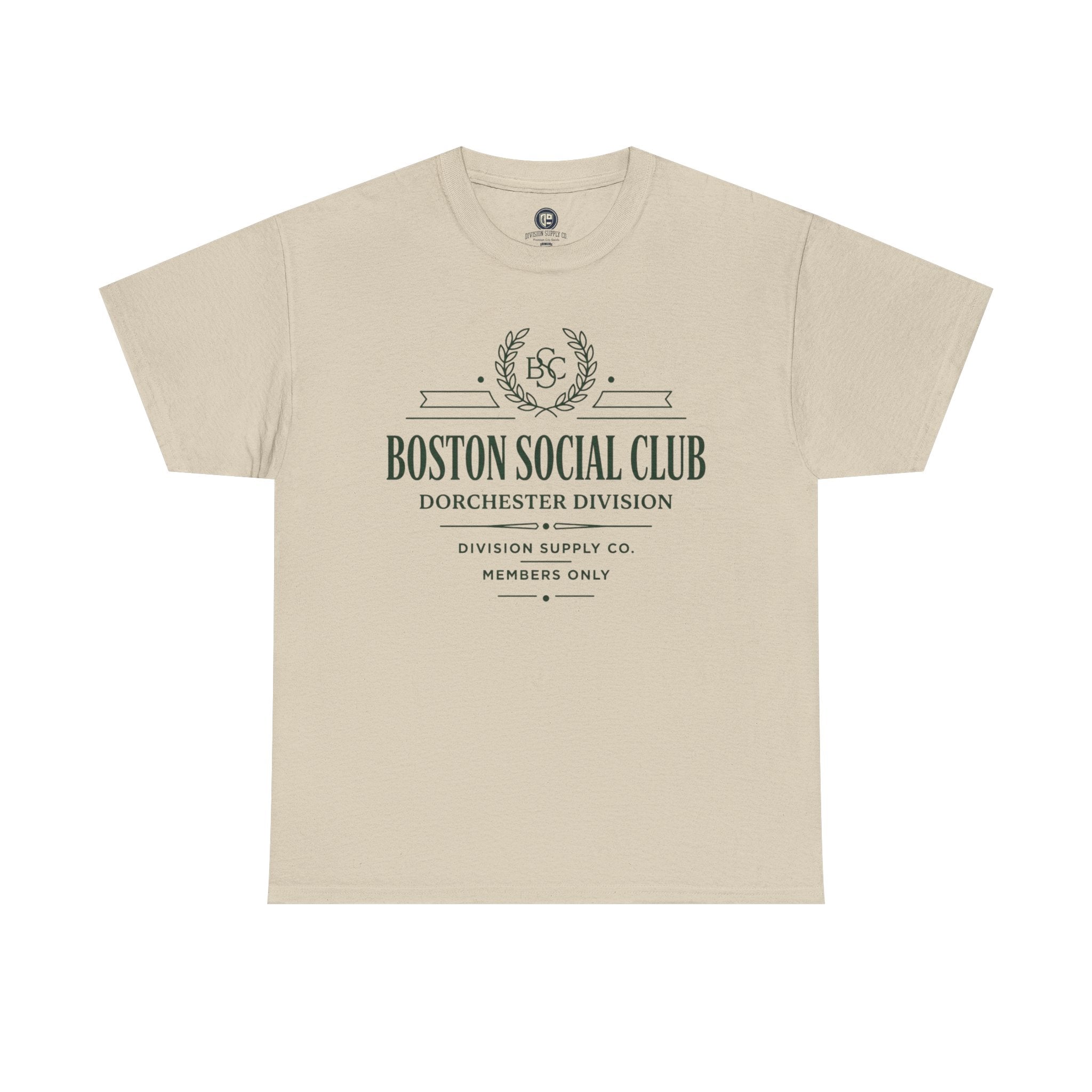 Boston Social Club Tee | "Dorchester" Division Supply Co