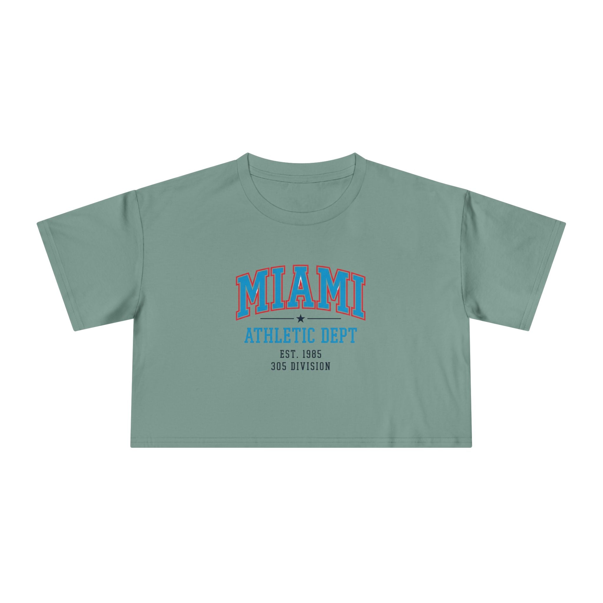 Miami Athletic Dept Women's Crop Tee | 305 Division Supply Co