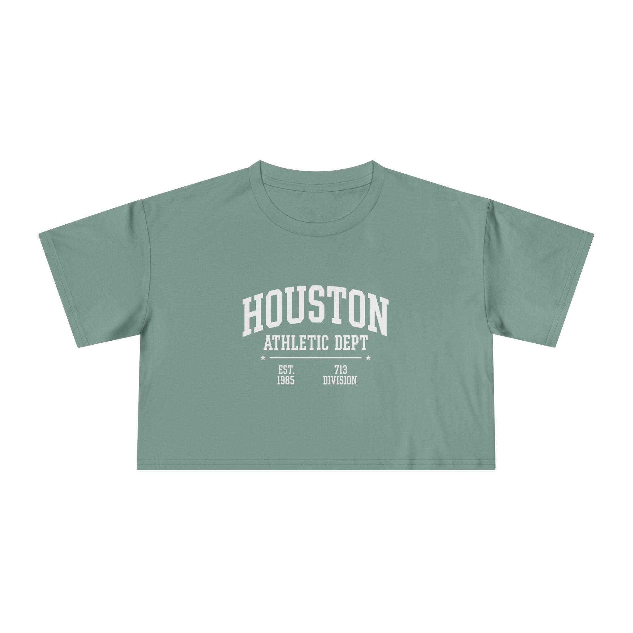 Houston Athletic Dept Women's Crop Tee | 713 Division Supply Co
