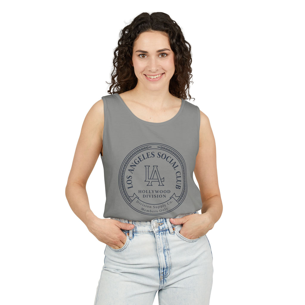 Los Angeles Social Club Tank Top — LA Hollywood Division Graphic
