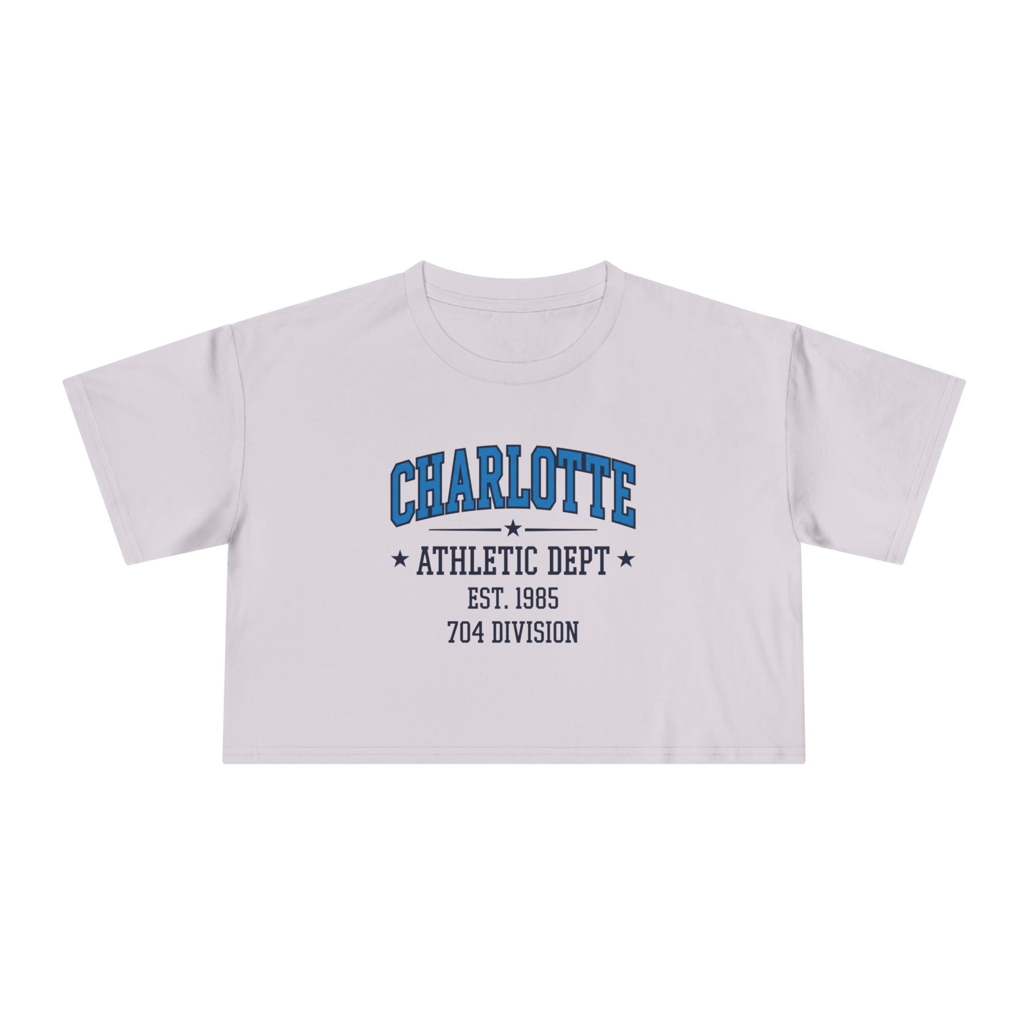 Charlotte Athletic Dept Women's Crop Tee | 704 Division Supply Co