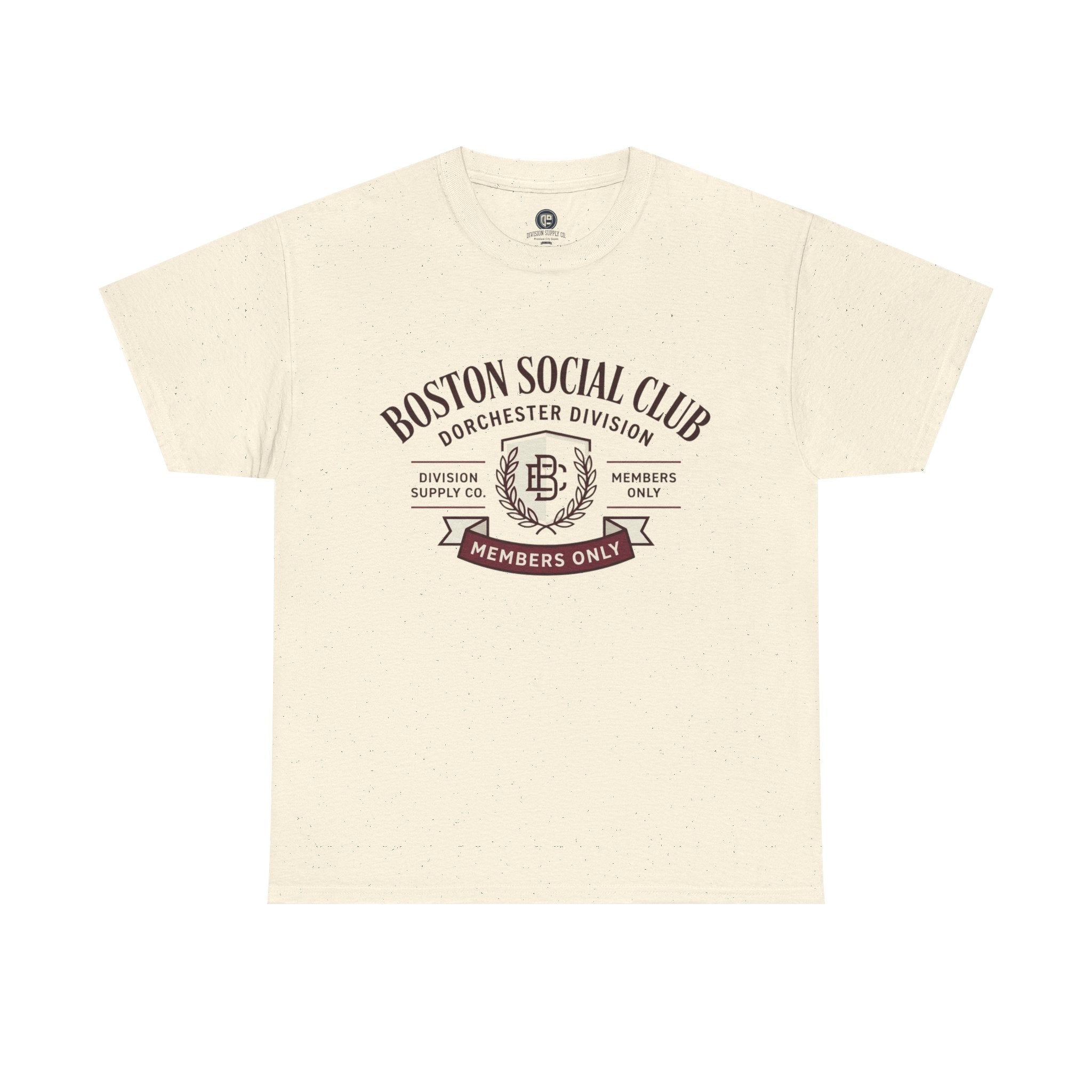Boston Social Club Tee | "Dorchester" Division Supply Co