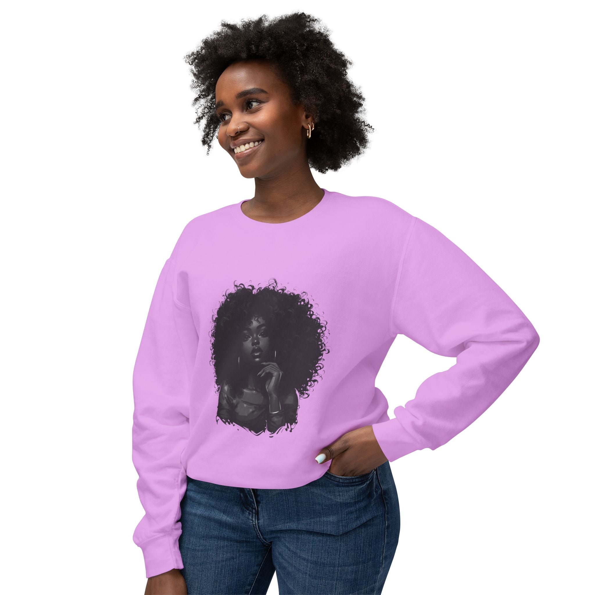 Black Women Division Supply Co  - Light Sweat Shirt