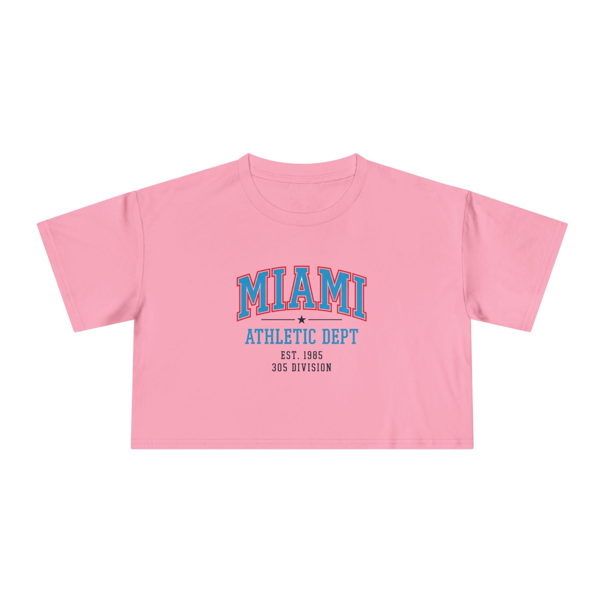 Miami Athletic Dept Women's Crop Tee | 305 Division Supply Co