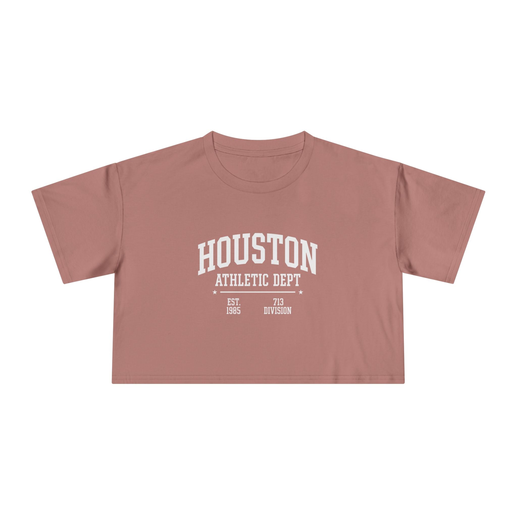 Houston Athletic Dept Women's Crop Tee | 713 Division Supply Co