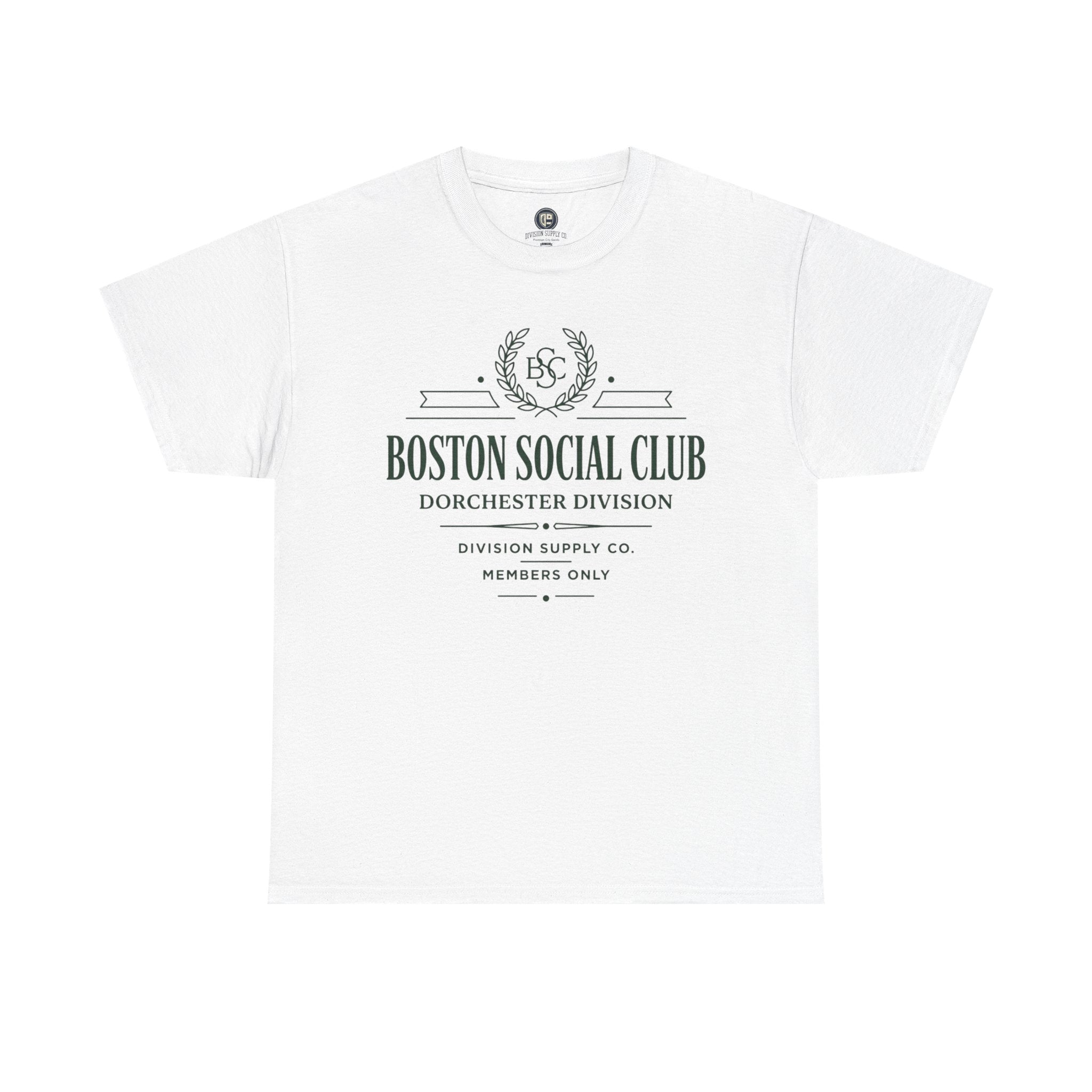 Boston Social Club Tee | "Dorchester" Division Supply Co