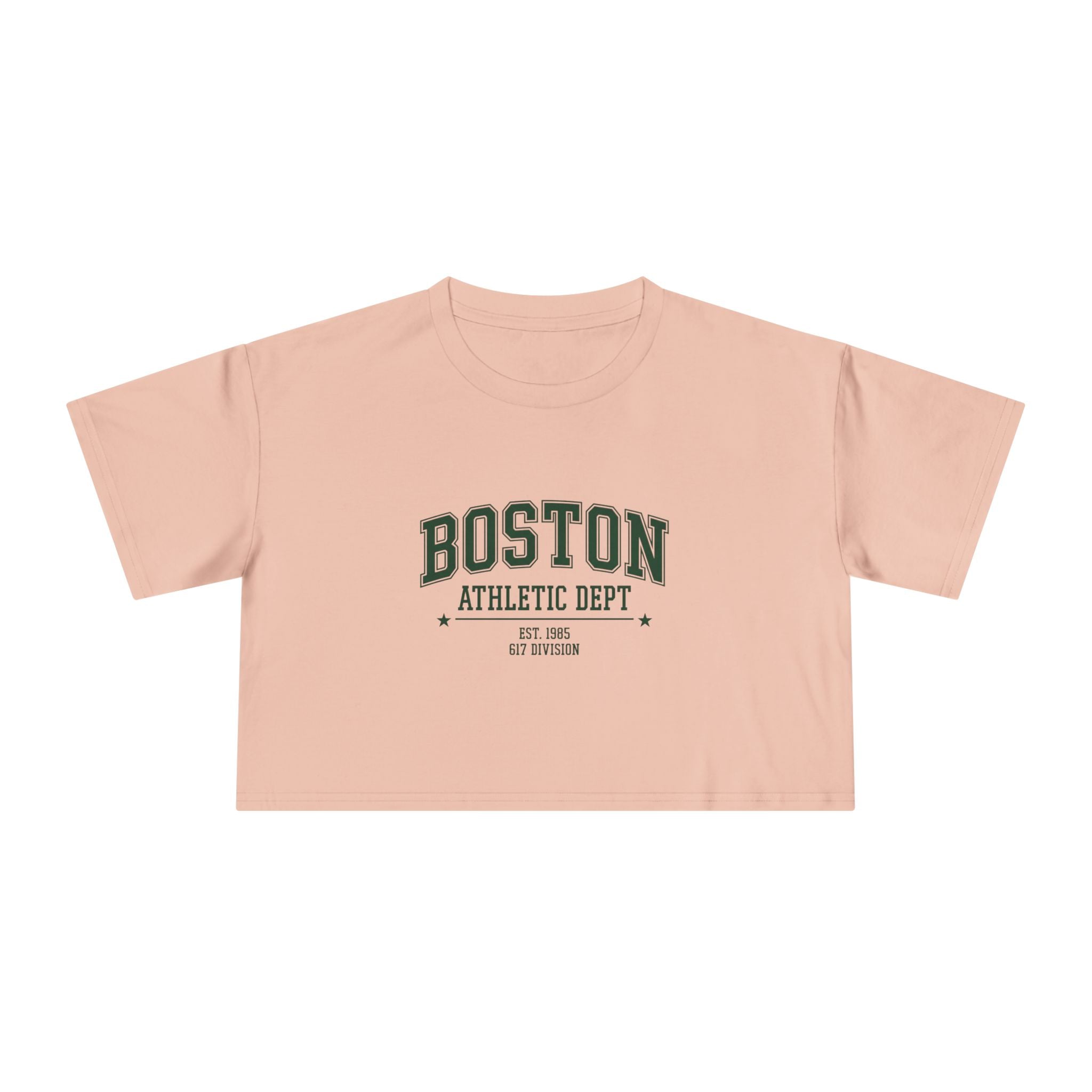 Boston Athletic Dept Women's Crop Tee | 617 Division Supply Co