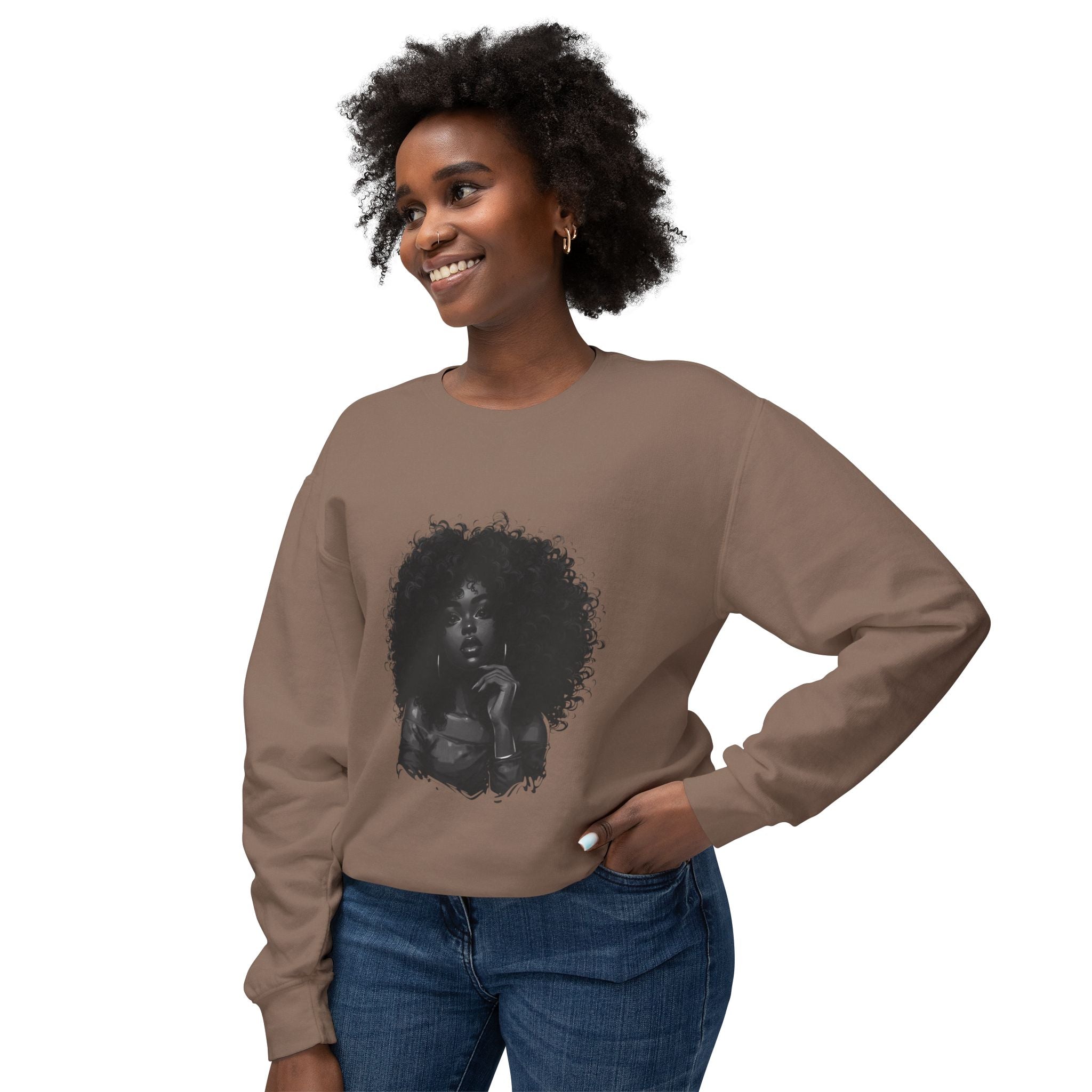 Black Women Division Supply Co  - Light Sweat Shirt