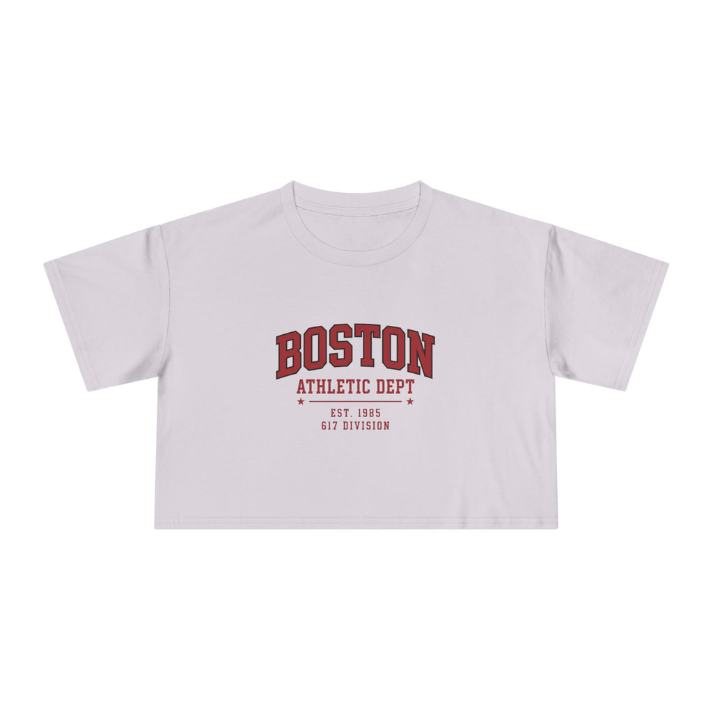 Boston Athletic Dept Women's Crop Tee | 617 Division Supply Co