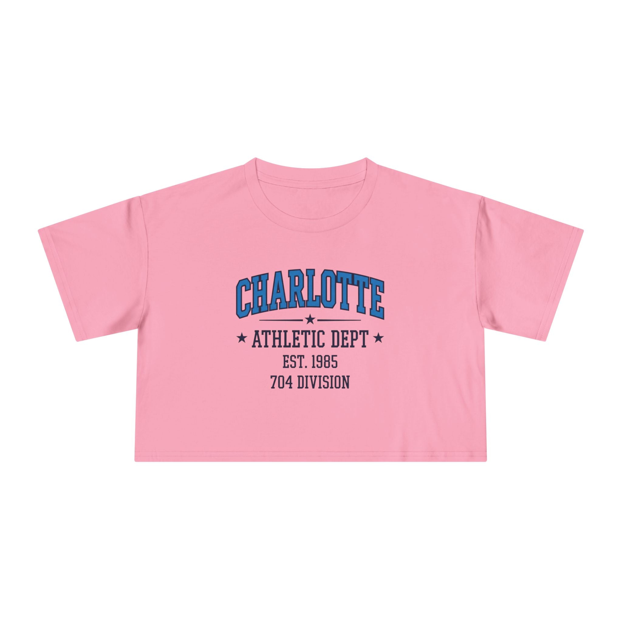 Charlotte Athletic Dept Women's Crop Tee | 704 Division Supply Co