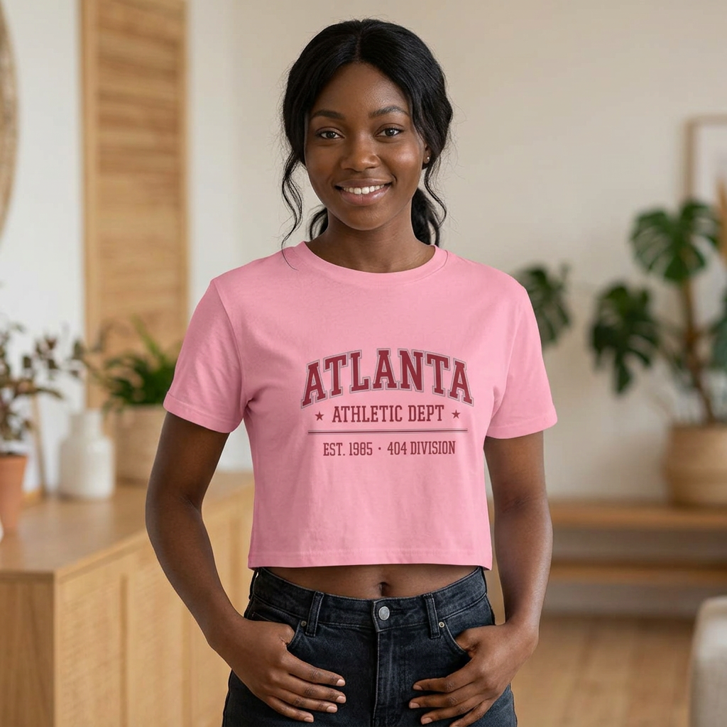 Atlanta Athletic Dept Women's Crop tee | 404 Division Supply Co