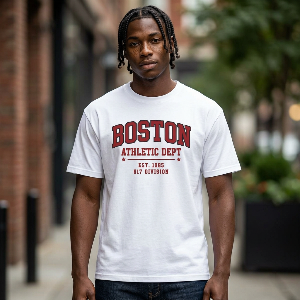 Boston Athletic Dept Premium Heavy T-Shirt | 617 Division Supply Co