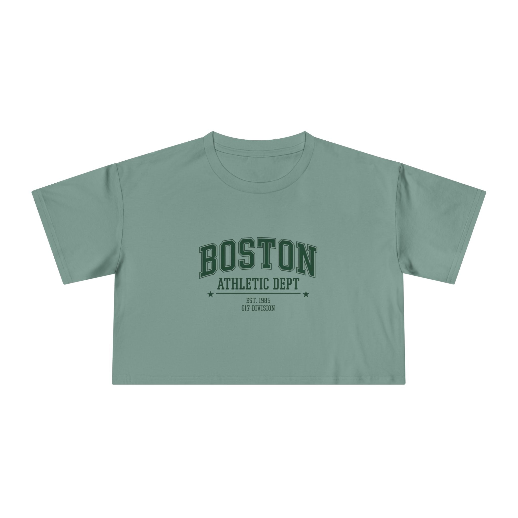 Boston Athletic Dept Women's Crop Tee | 617 Division Supply Co