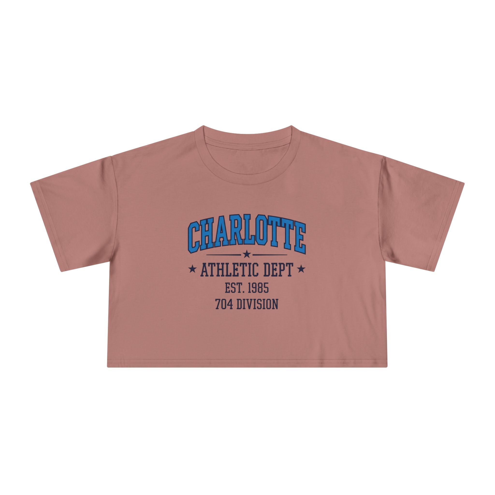 Charlotte Athletic Dept Women's Crop Tee | 704 Division Supply Co