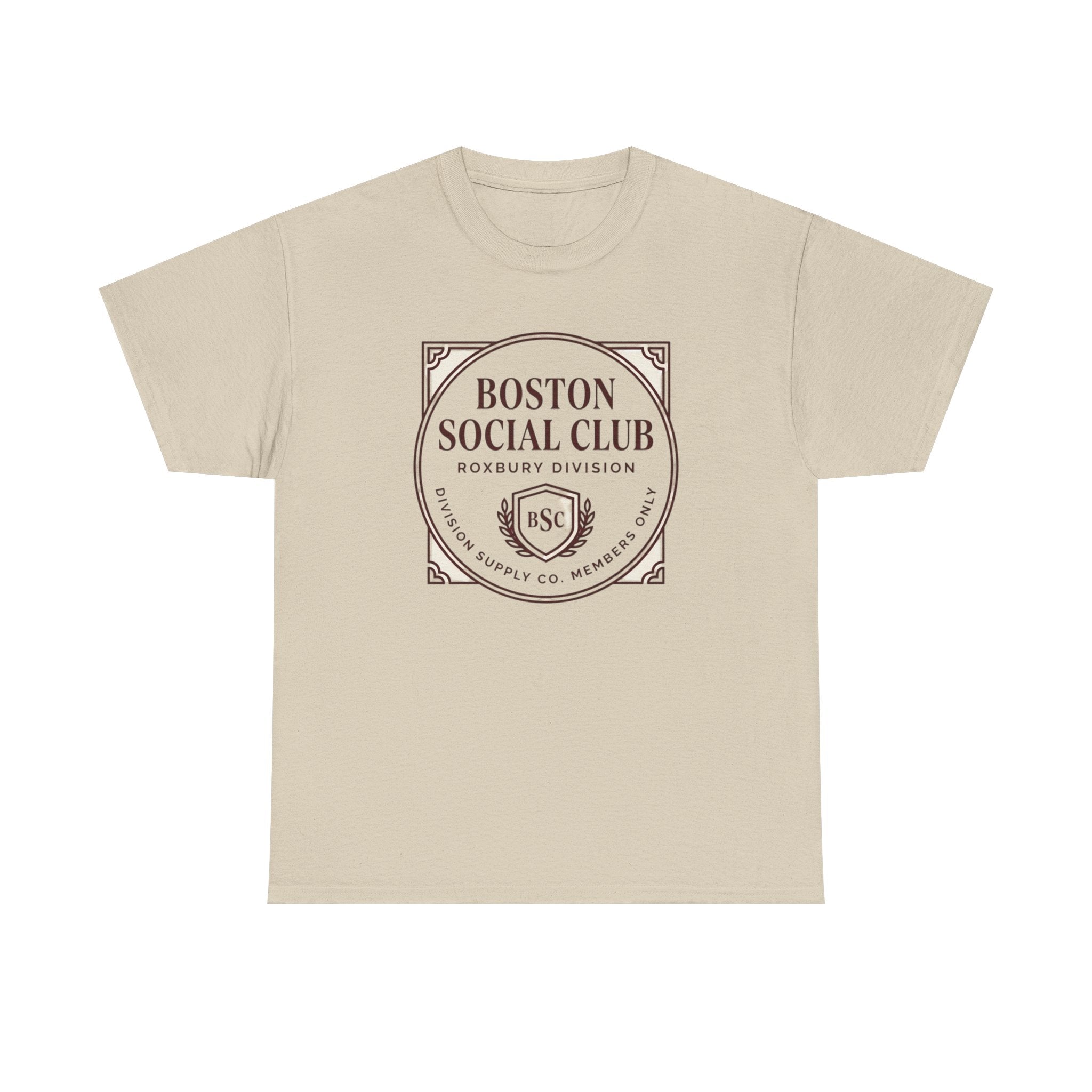Boston Social Club Tee | "Roxbury" Division Supply Co