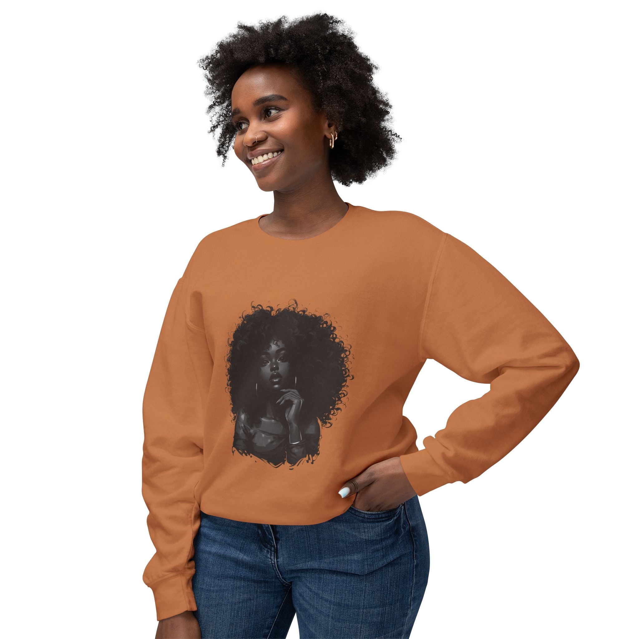 Black Women Division Supply Co  - Light Sweat Shirt