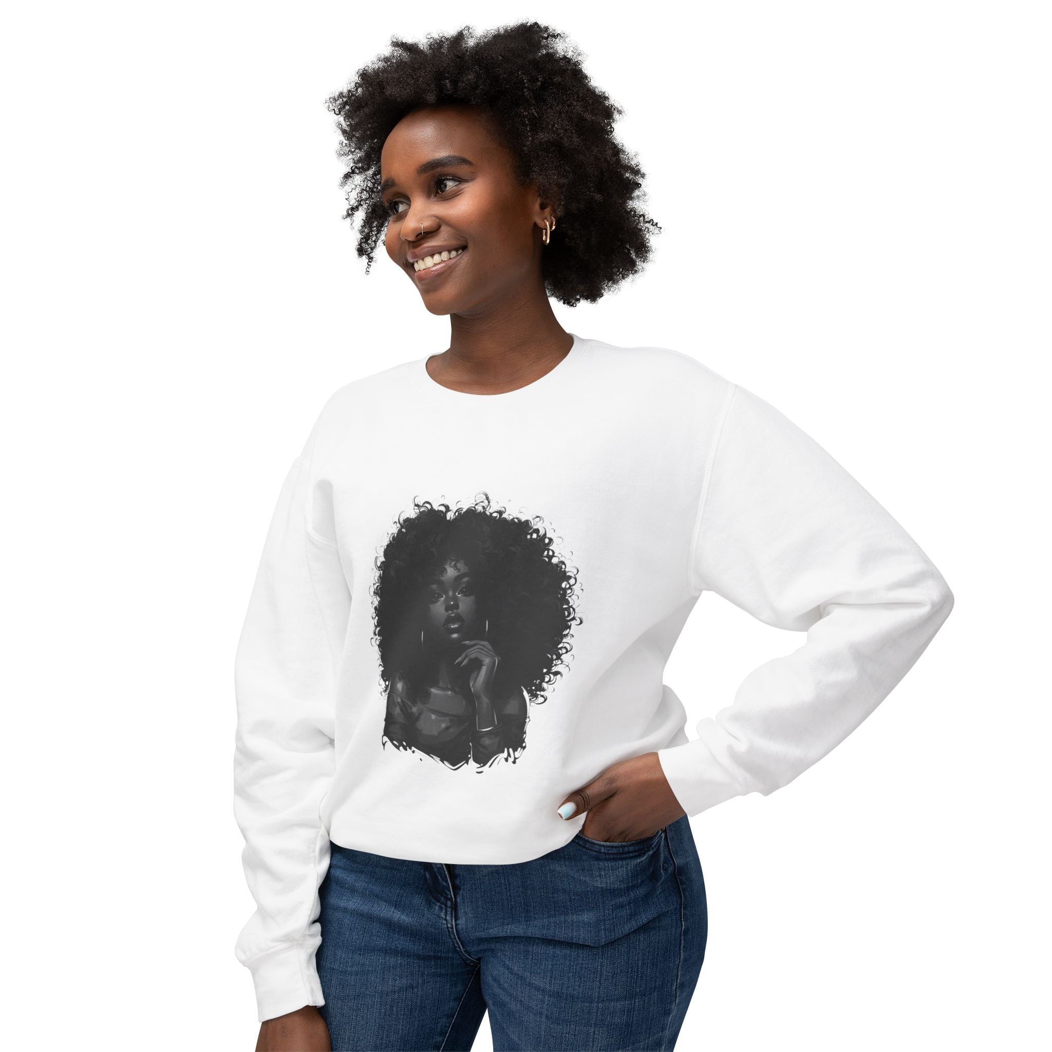 Black Women Division Supply Co  - Light Sweat Shirt