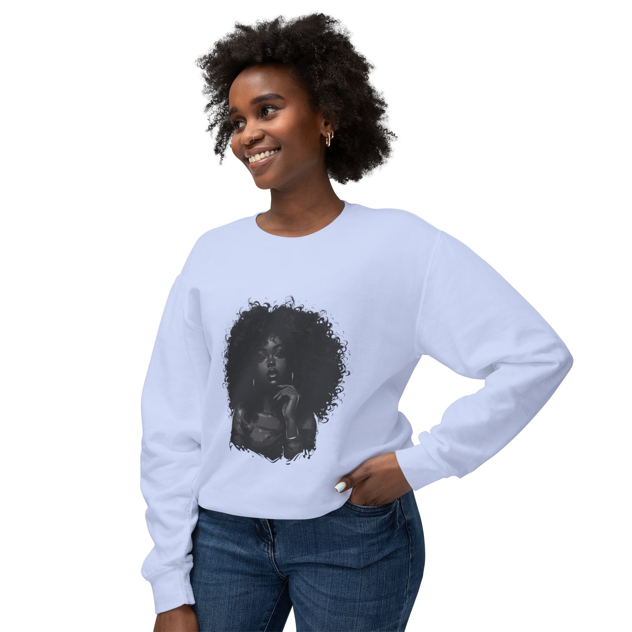Black Women Division Supply Co  - Light Sweat Shirt