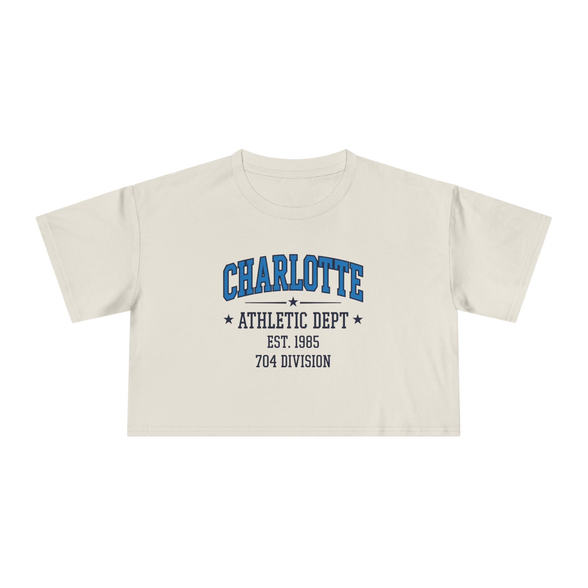 Charlotte Athletic Dept Women's Crop Tee | 704 Division Supply Co
