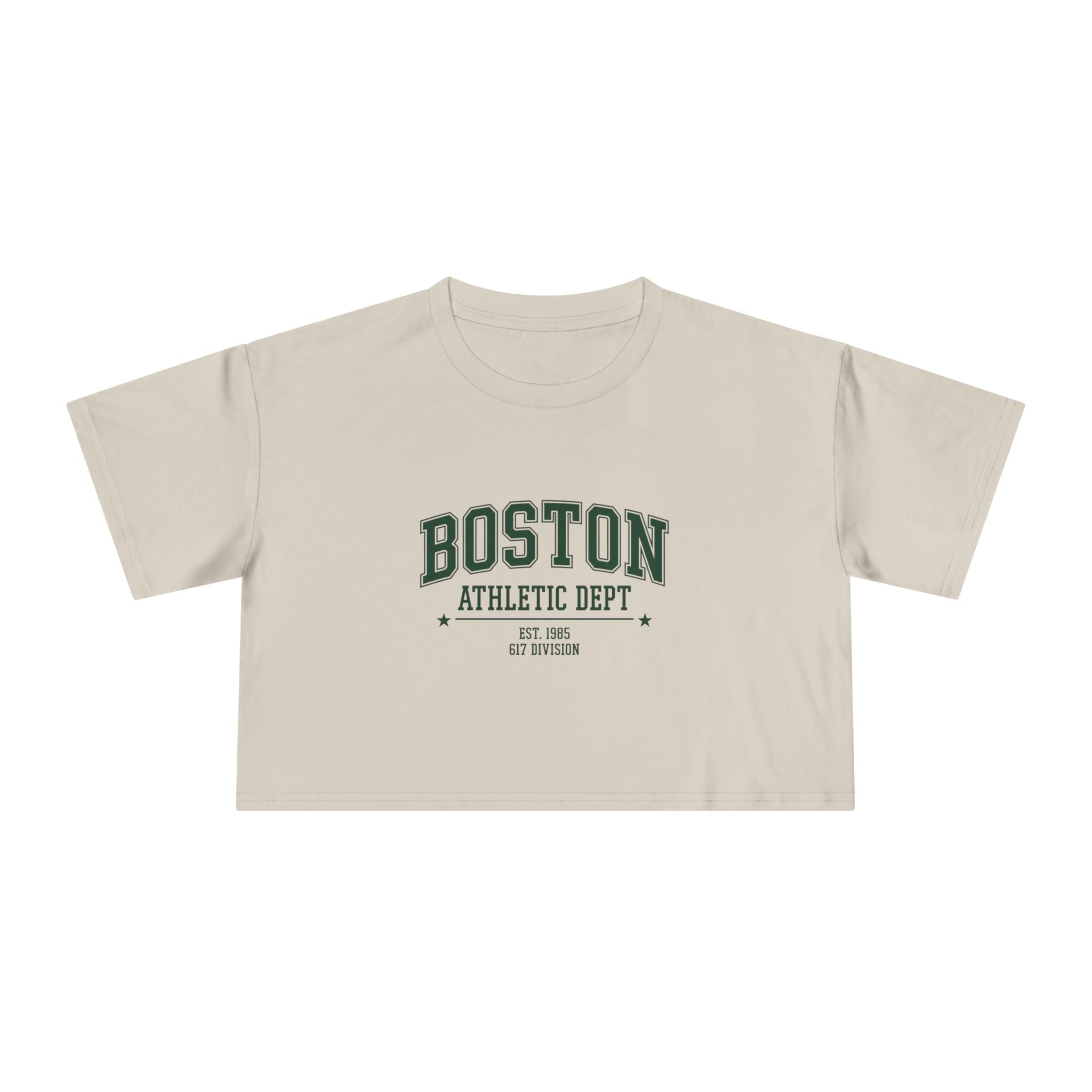 Boston Athletic Dept Women's Crop Tee | 617 Division Supply Co