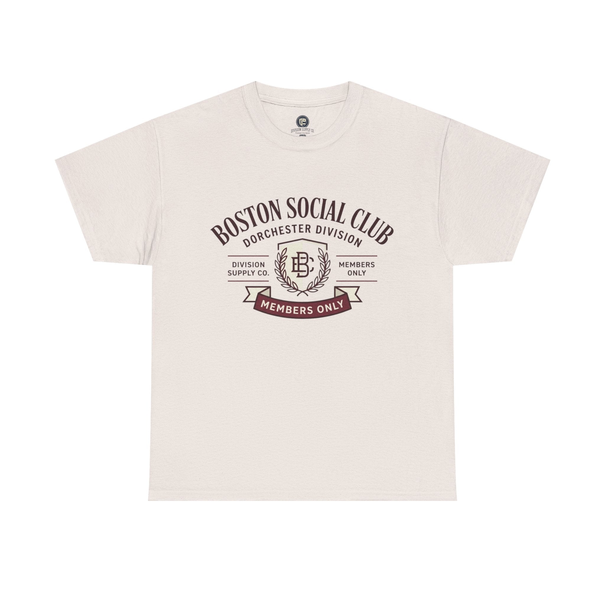 Boston Social Club Tee | "Dorchester" Division Supply Co
