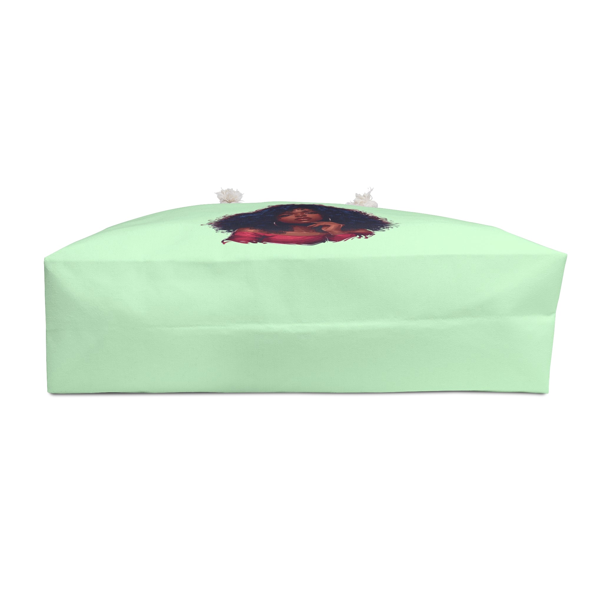 Pastel Green Black Women Division Supply Co Weekender Bag — Pastel Green Travel Tote