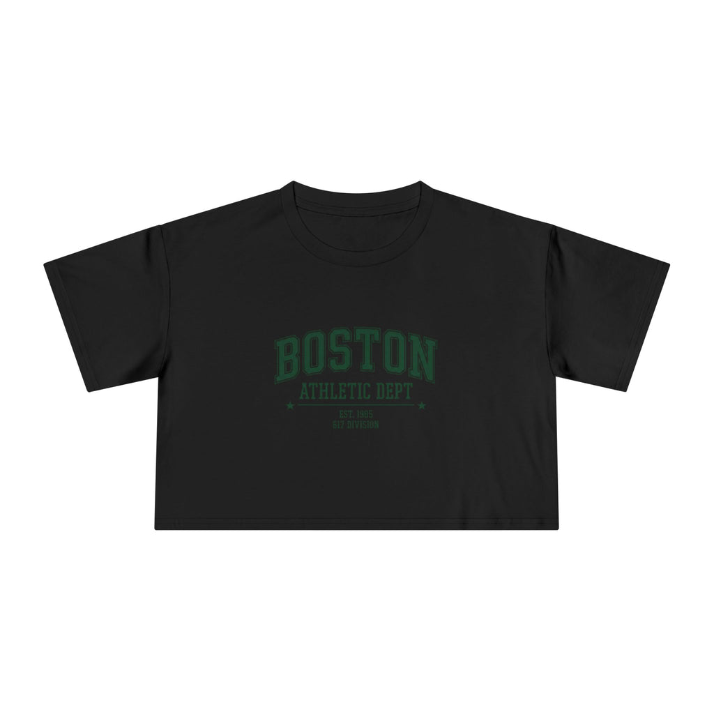Boston Athletic Dept Women's Crop Tee | 617 Division Supply Co
