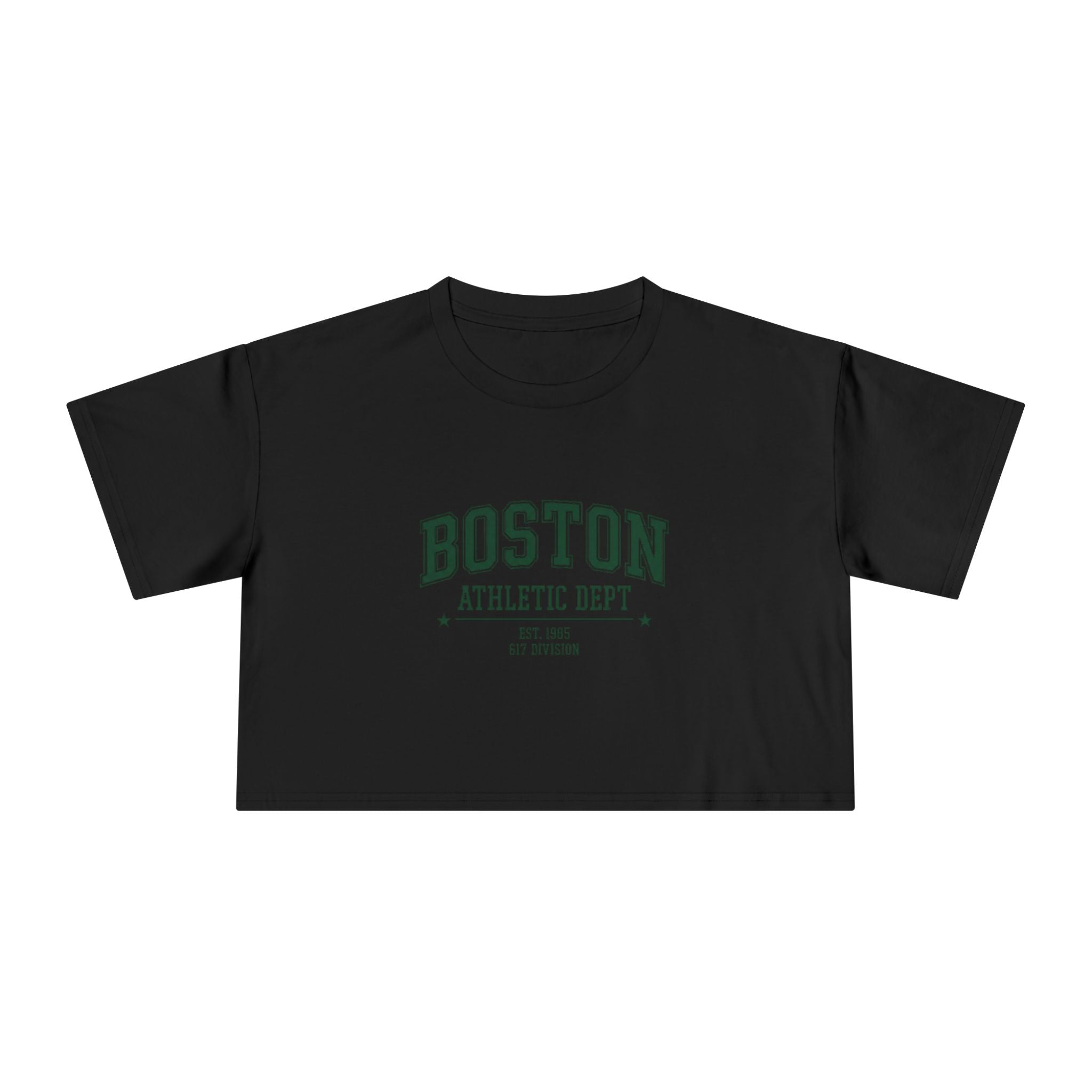 Boston Athletic Dept Women's Crop Tee | 617 Division Supply Co
