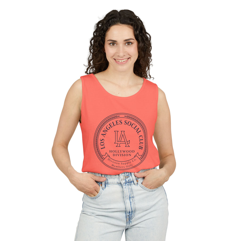 Los Angeles Social Club Tank Top — LA Hollywood Division Graphic