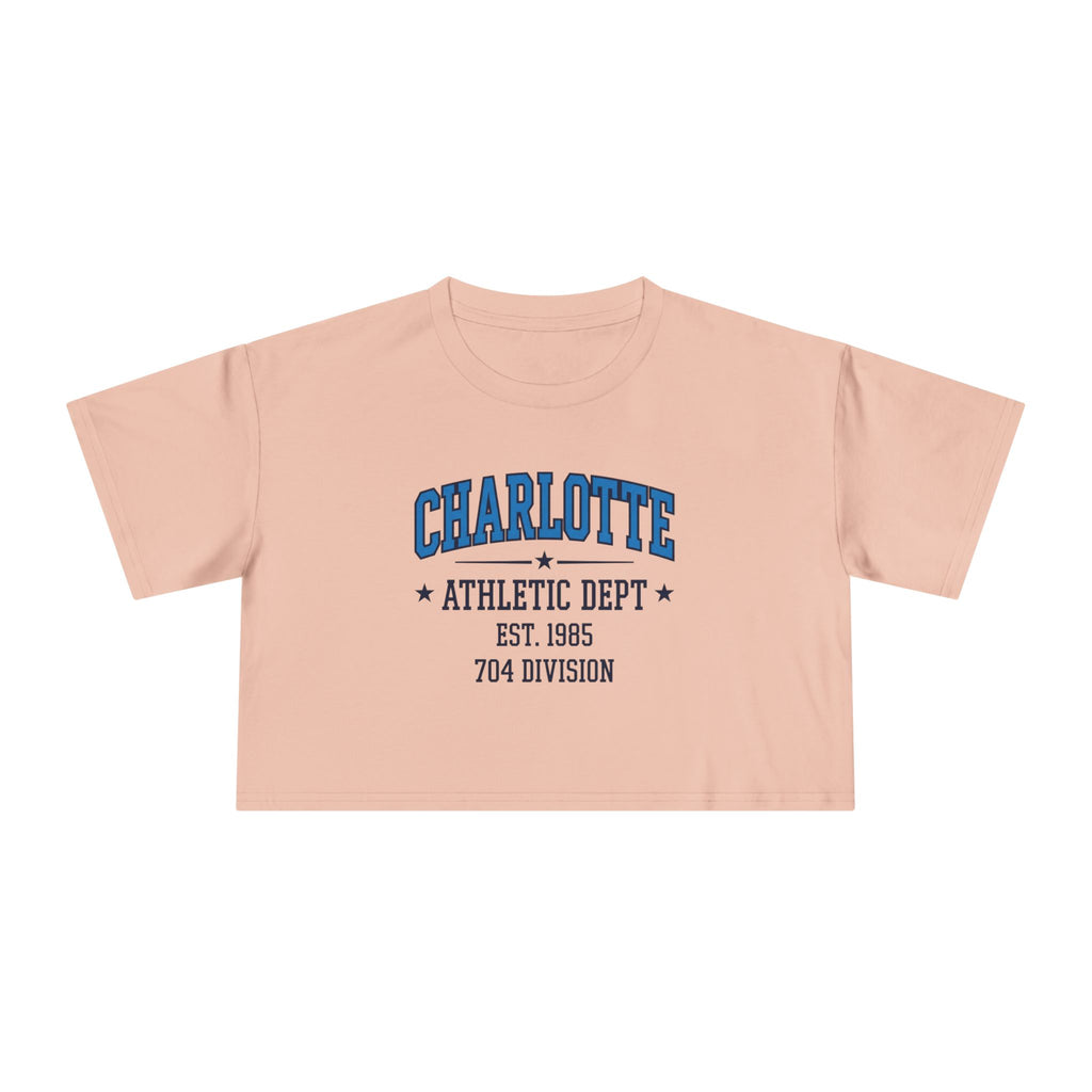 Charlotte Athletic Dept Women's Crop Tee | 704 Division Supply Co