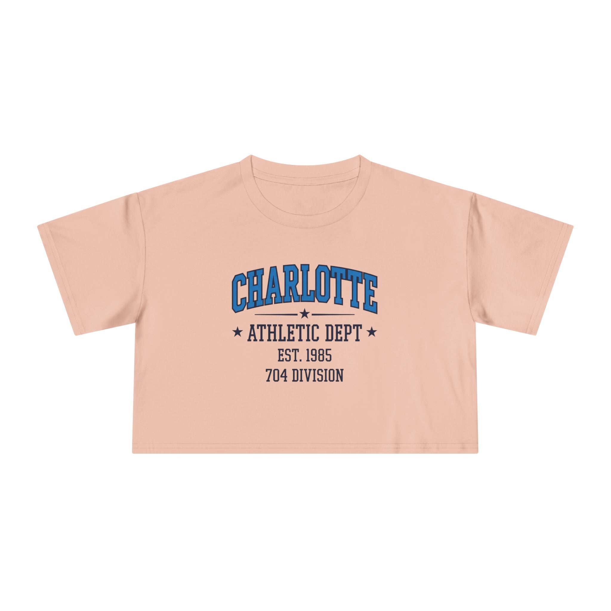 Charlotte Athletic Dept Women's Crop Tee | 704 Division Supply Co