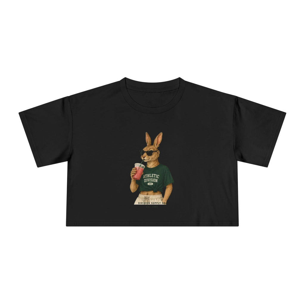 Bunny Athletic Crop Tee — Rabbit Division Supply Co