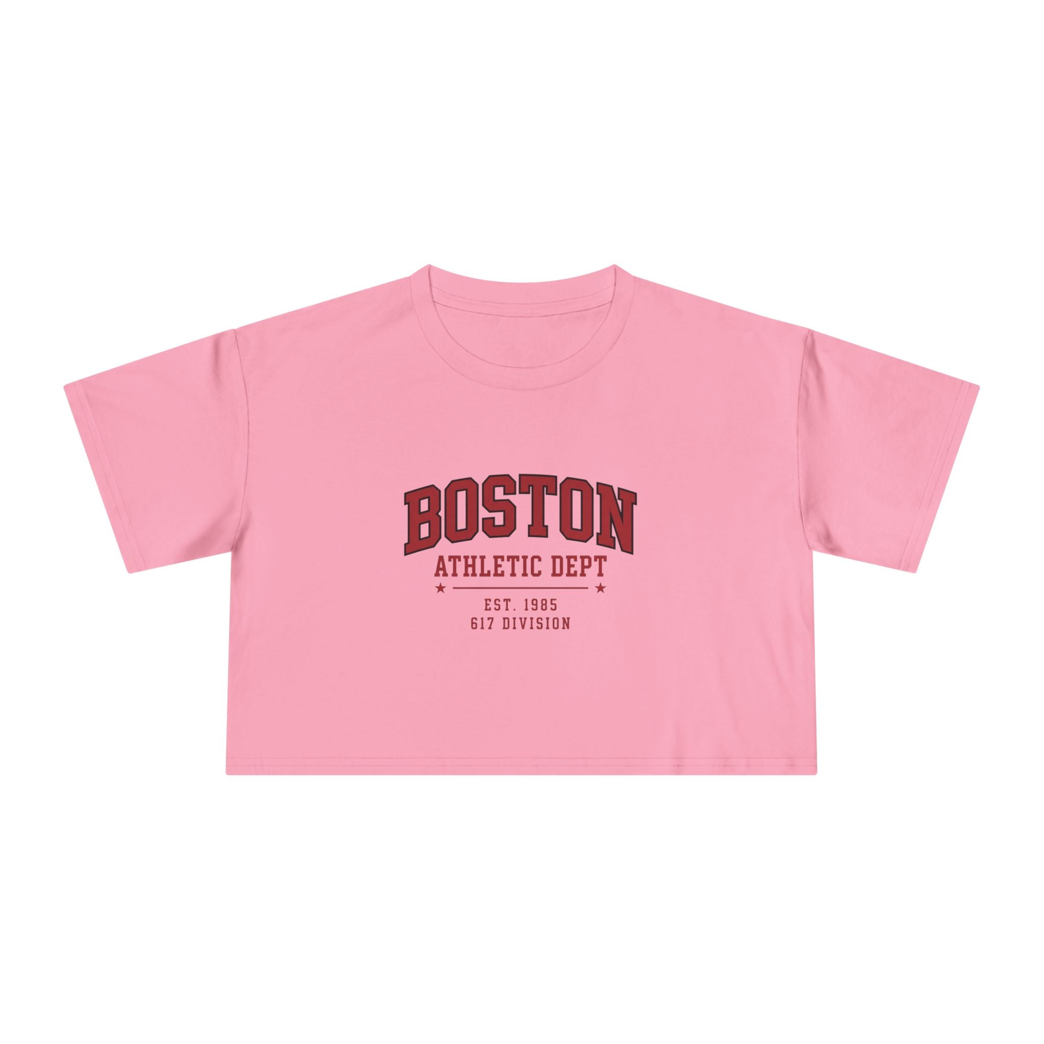 Boston Athletic Dept Women's Crop Tee | 617 Division Supply Co