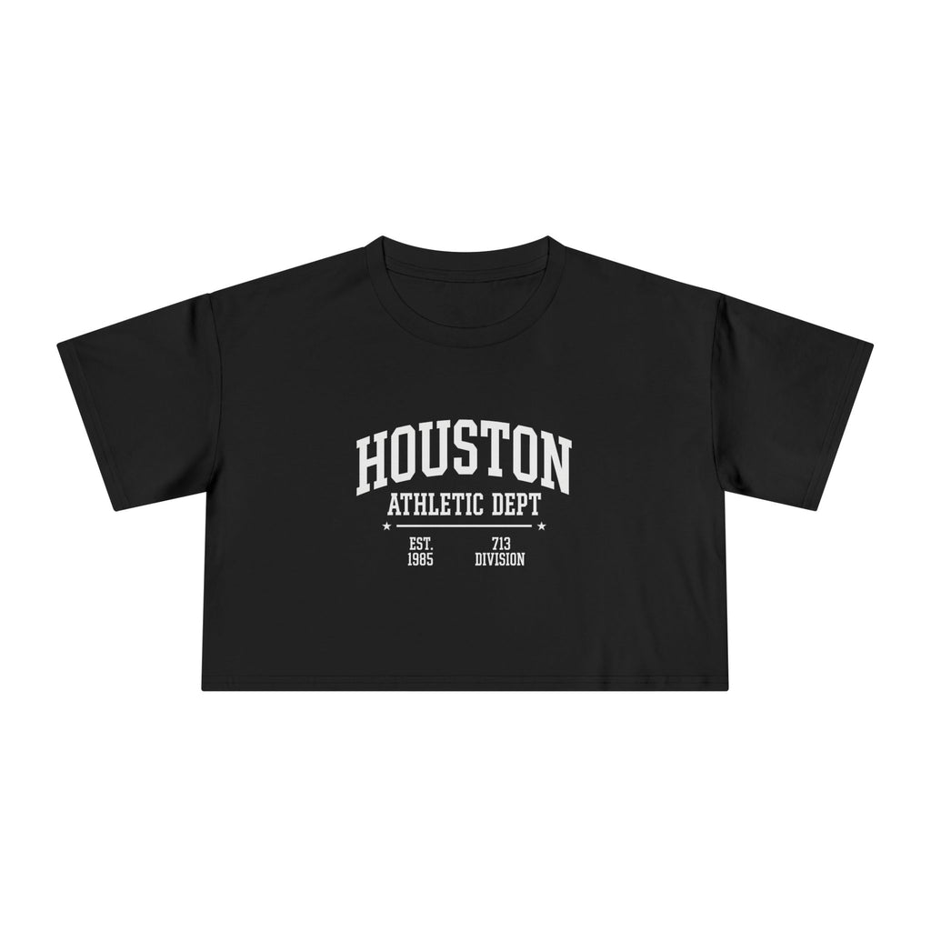 Houston Athletic Dept Women's Crop Tee | 713 Division Supply Co