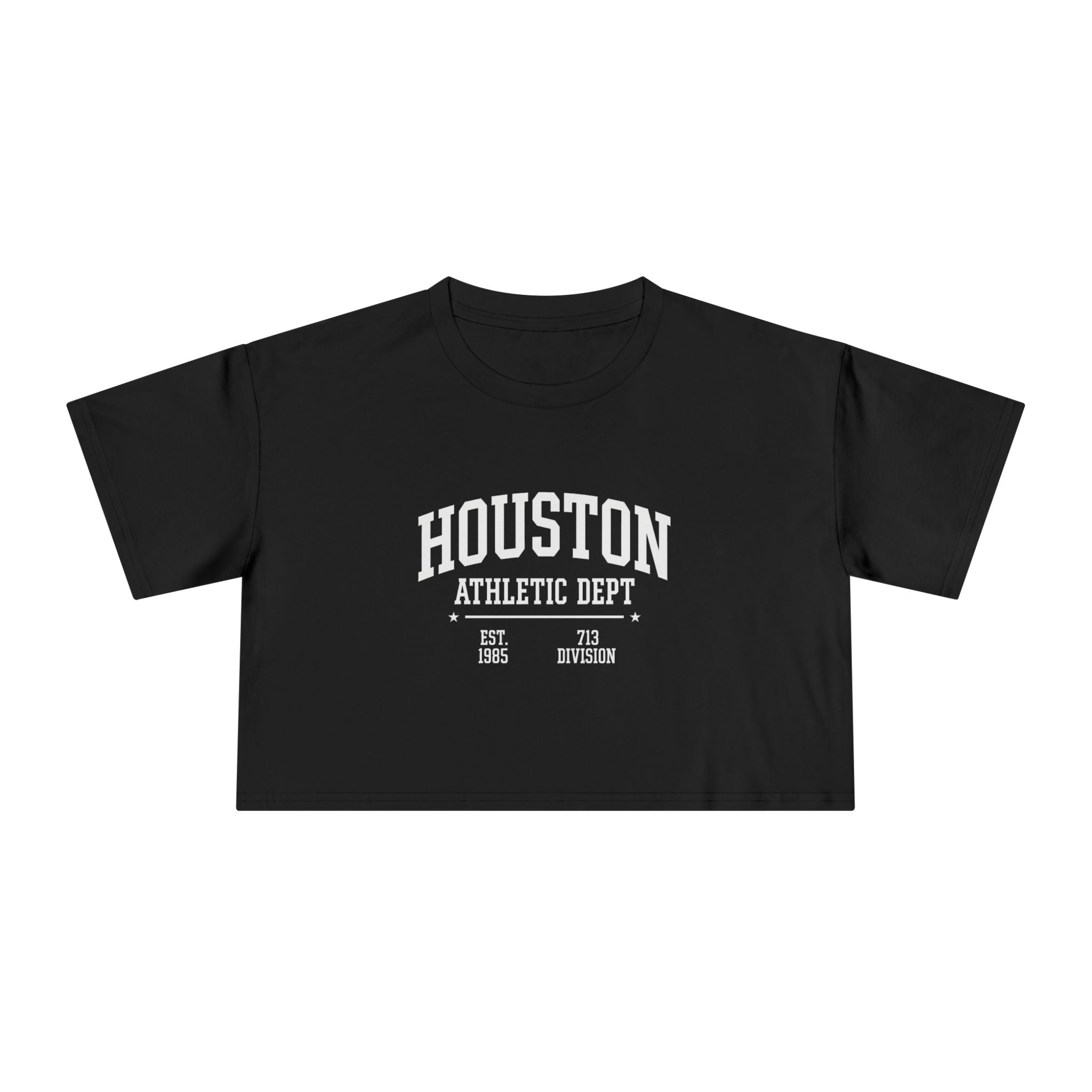Houston Athletic Dept Women's Crop Tee | 713 Division Supply Co