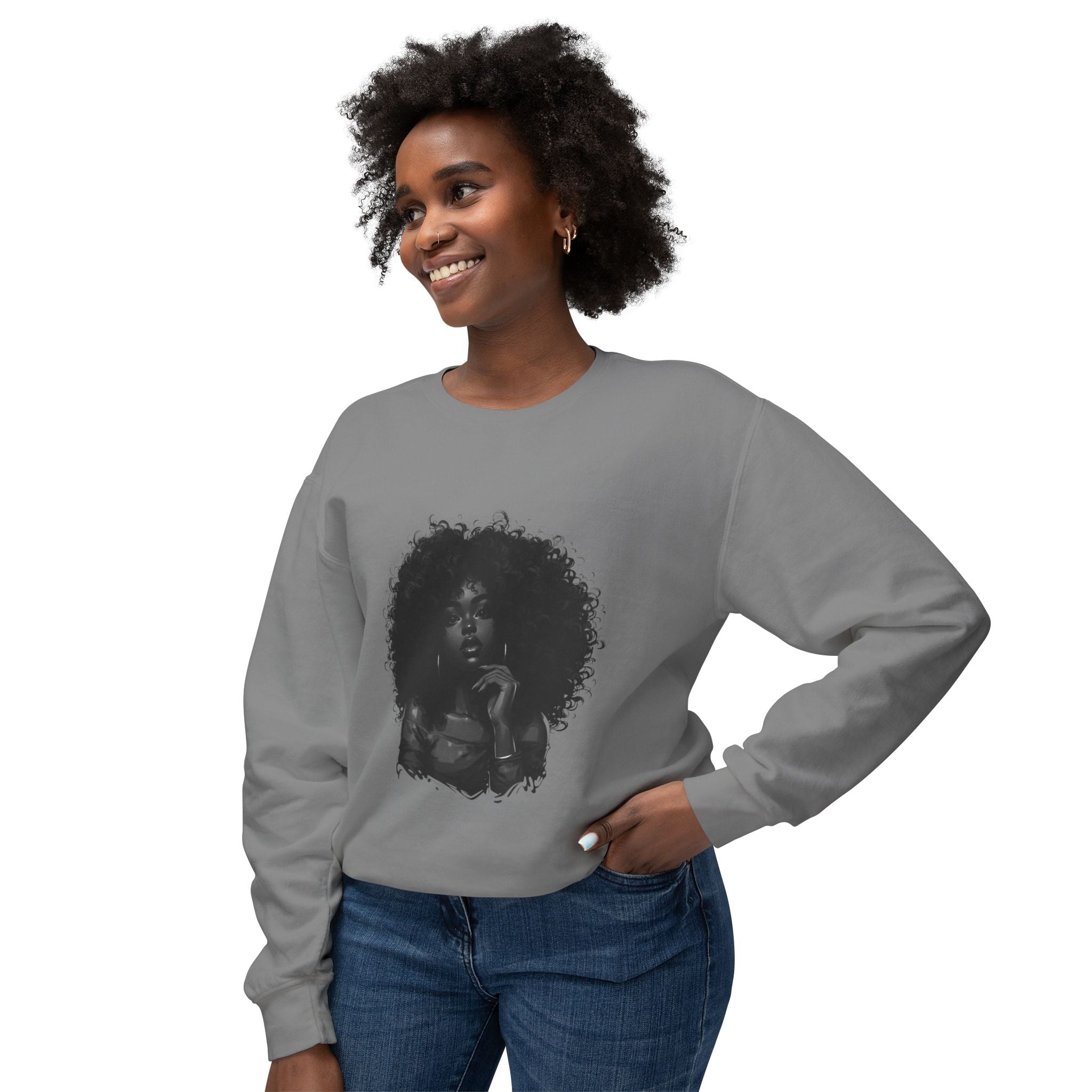Black Women Division Supply Co  - Light Sweat Shirt