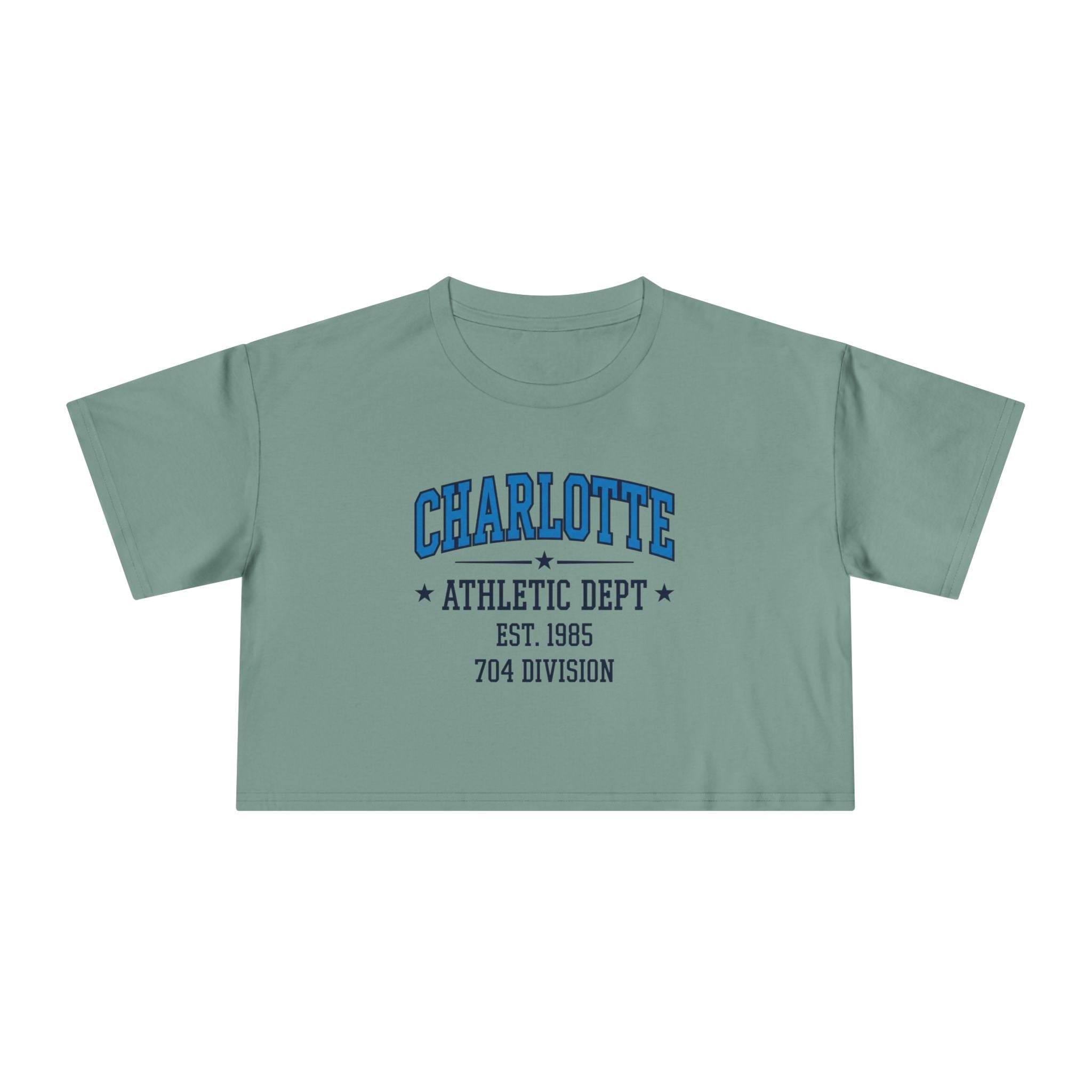 Charlotte Athletic Dept Women's Crop Tee | 704 Division Supply Co